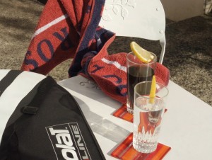 Pot d'après-match de tennis