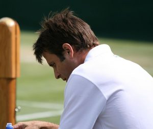 Fabrice Santoro dans la detresse de la défaite