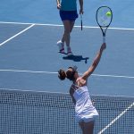 Martina Hingis smashe Martina Navratilova