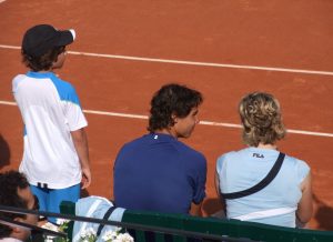 Rafa et Kim en grande discussion