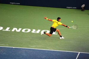 novak Djokovic en revers à une main