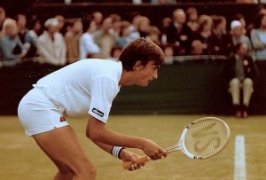 Henri Leconte raquette en bois