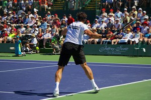 Milos Raonic en coup droit