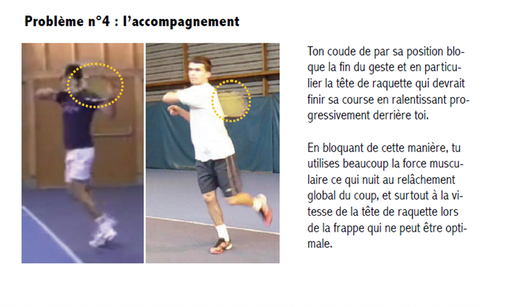 accompagnement en coup droit