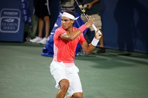 Nadal préparation de coup droit