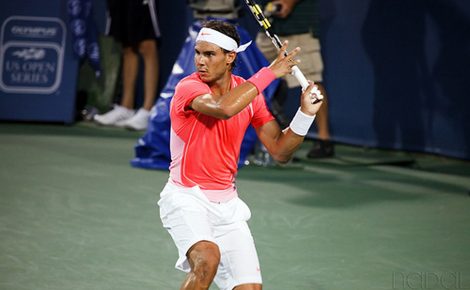 Nadal préparation de coup droit
