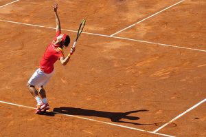 Feliciano Lopez au service