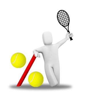 logo tennis pourcentage