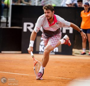 Stan Wawrinka, un service efficace ©Mirsasha