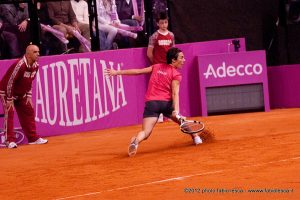 Jouer en equipe c'est s'arracher sur toutes les balles ©Fabio Lesca