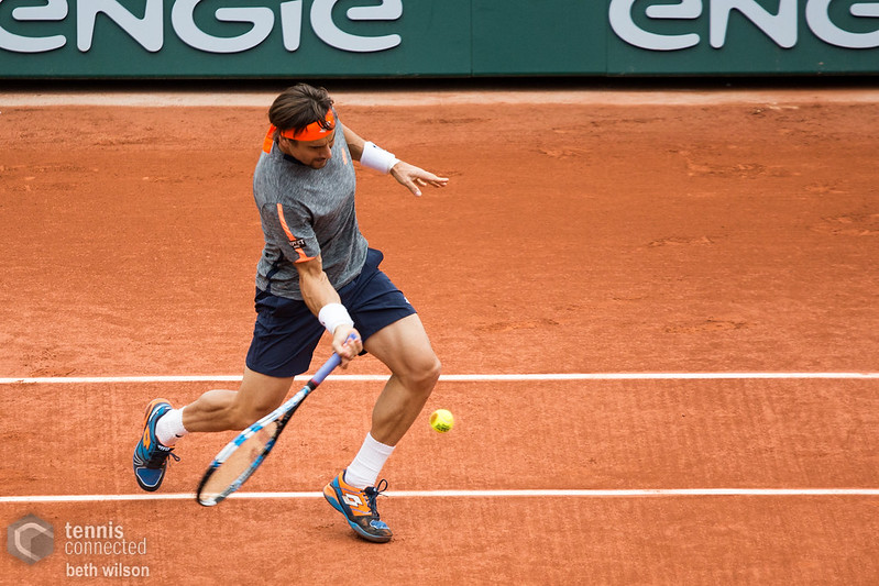 coup droit David Ferrer