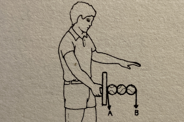 toucher de balle tennis