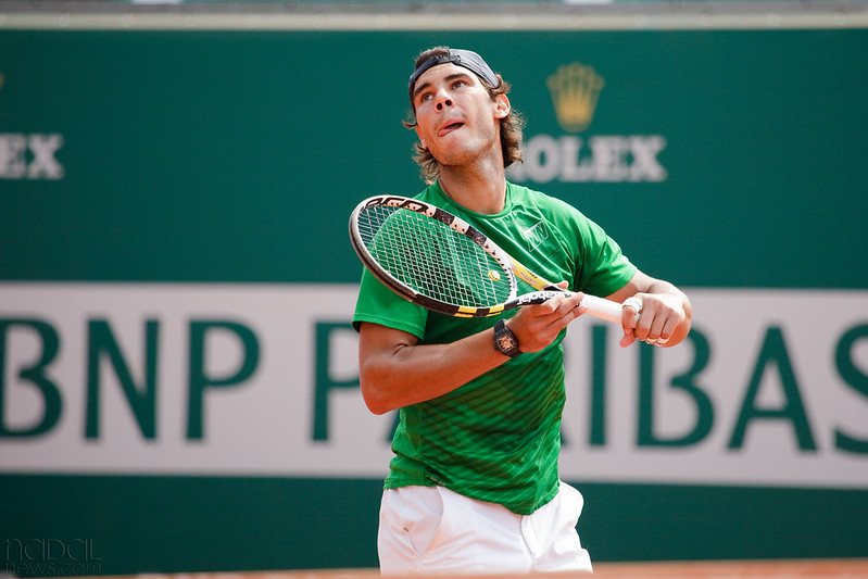 préparation smash Nadal