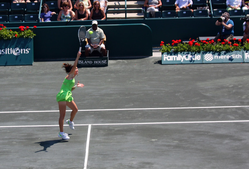 smash sur un bon lob 