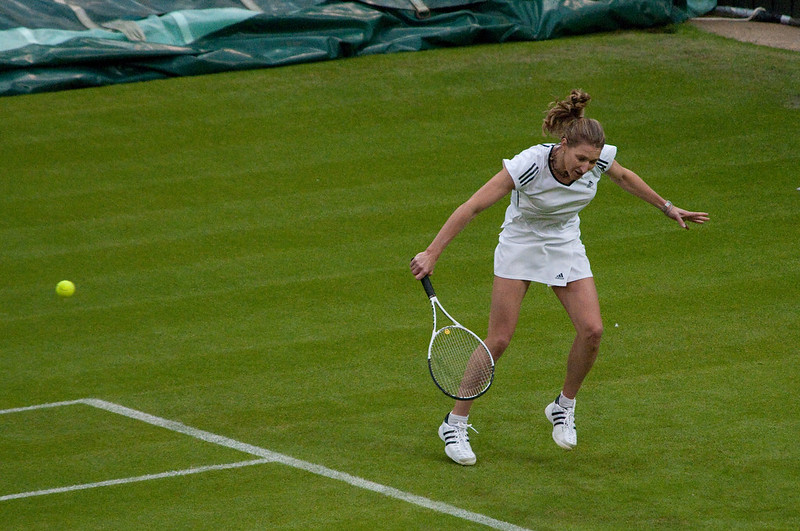 le revers slicé de Steffi Graff