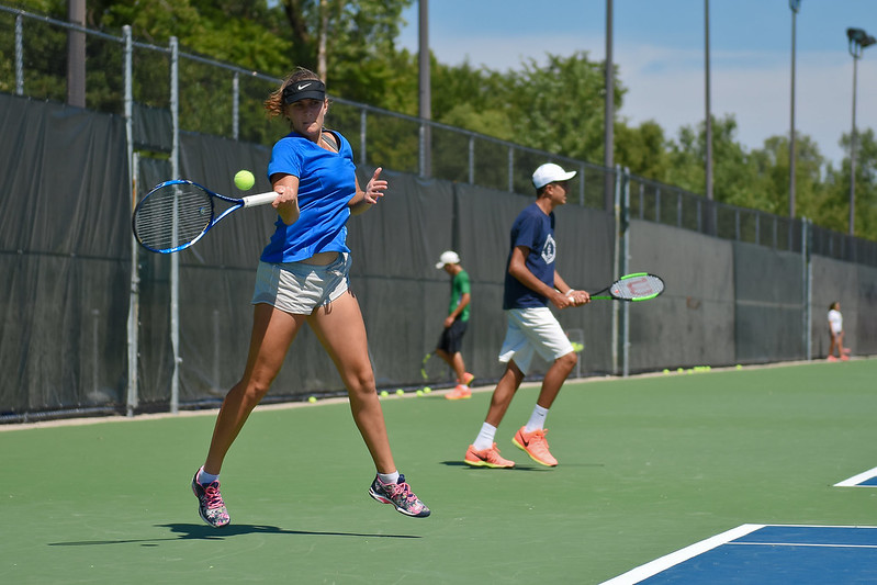 entrainement libre avant les matchs de tennis